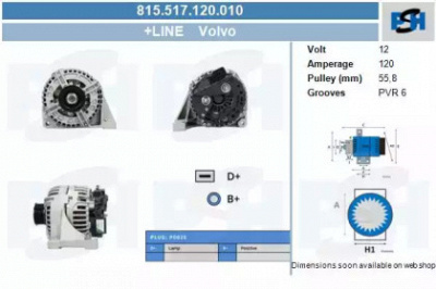CV PSH 815517120010 -  Генератор